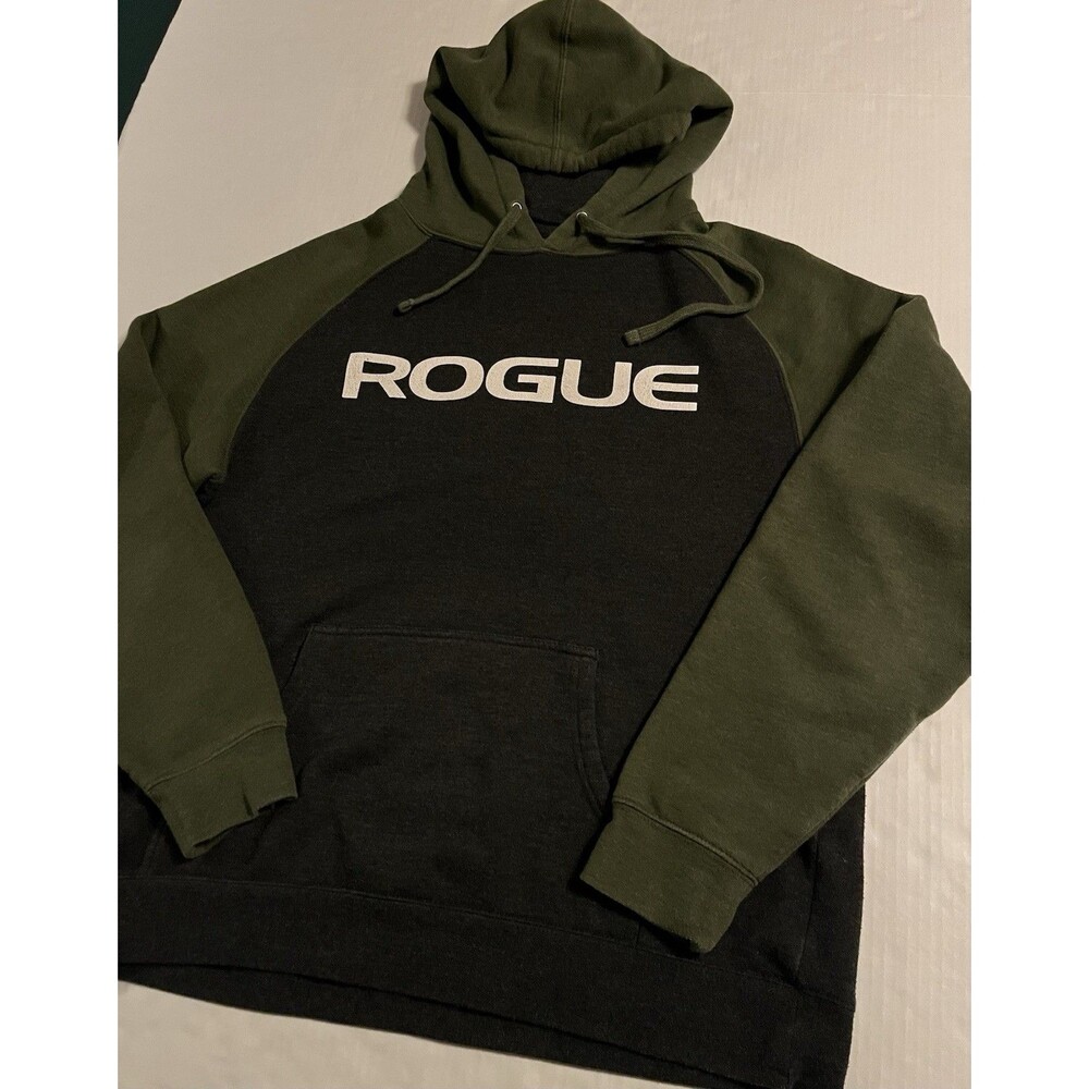 Rogue Fitness CrossFit Hoodie Sweatshirt MEDIUM Gym Workout Weightlifting USA